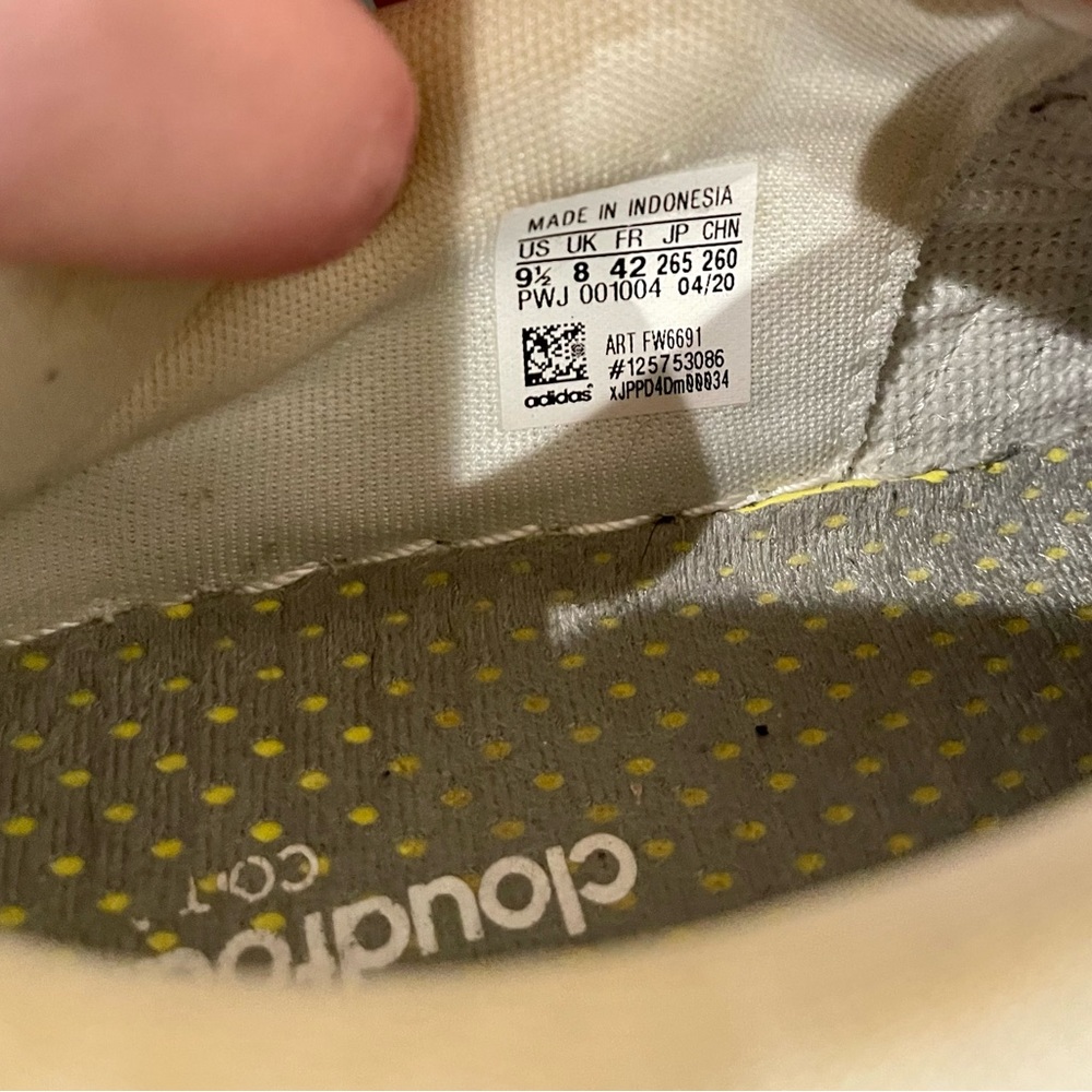 adidas Grand Court SE white lace up sneaker - Picture 5 of 6